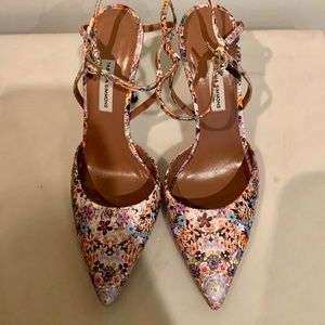 Tabitha Simmons floral pumps